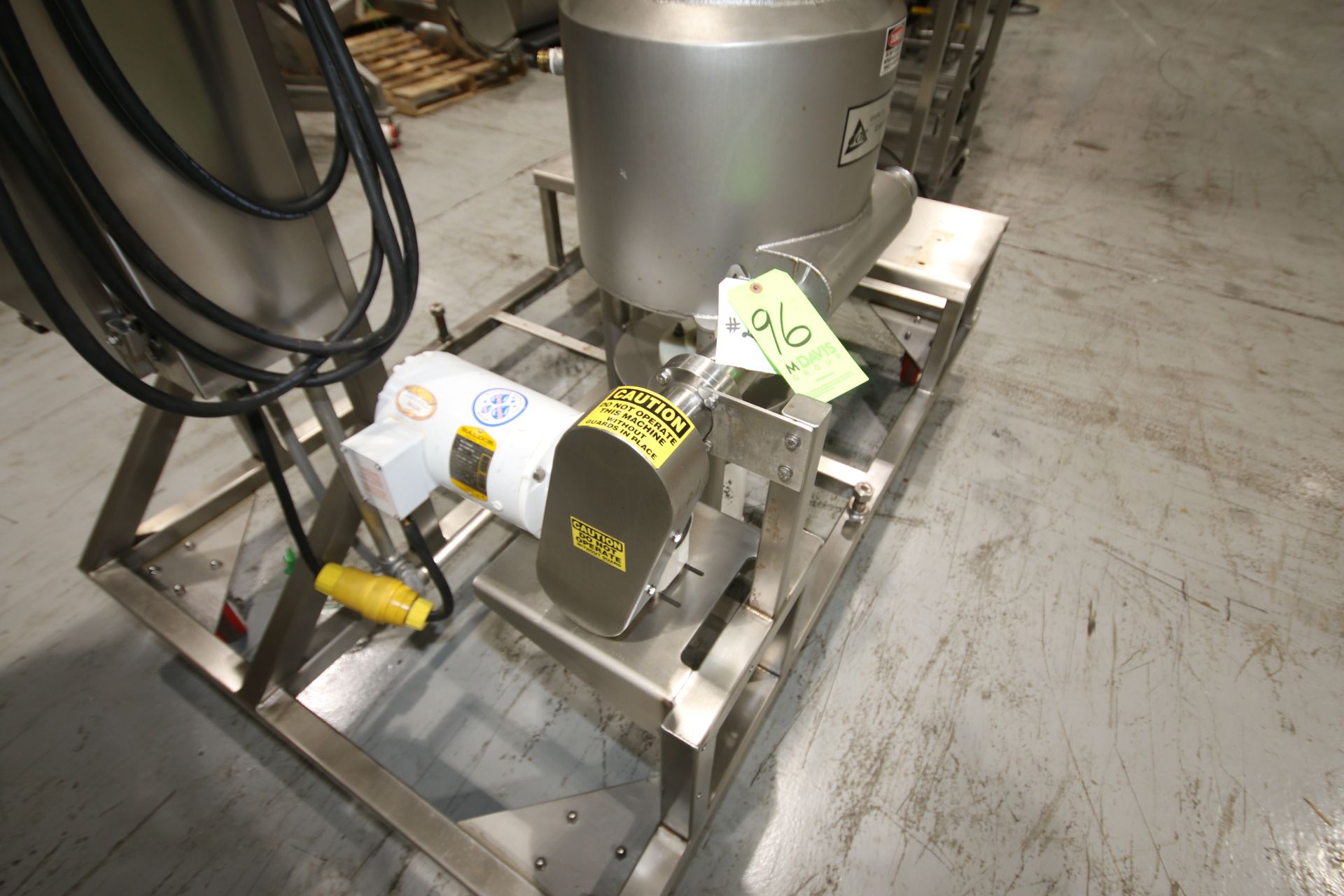 Skid-Mounted Blending System includes GOE Aprox. 13" W x 16" H Blender with Baldor 1 hp Motor, - Image 4 of 7