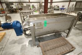 American Process Systems Aprox. 72" L x 33" Deep x 30" W All S/S Paddle Blender, Model U030-5504,