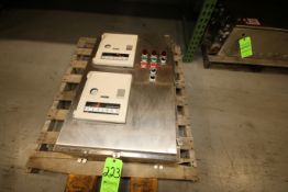 (2) Allen Bradley Starters - Size 0 and Size 1, GE 1.0 KVA Transformer, FHP Parajust AC Motor