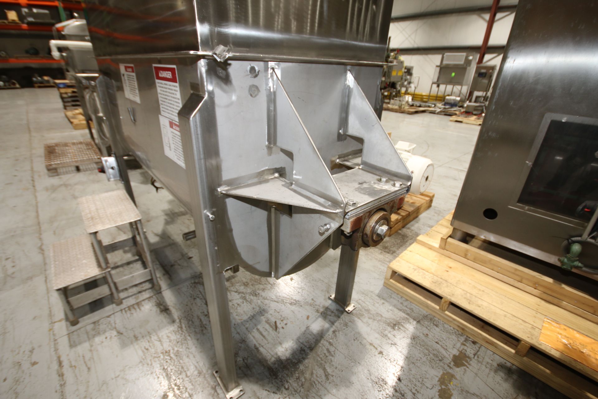 American Process Systems Aprox. 72" L x 60" Deep x 30" W All S/S Paddle Blender, Model SPB-30, S/N - Image 5 of 8