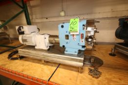 Waukesha-Cherry Burrell 5 hp Positive Displacement Pump, Model 060, S/N 393205-05 with 2-1/2"