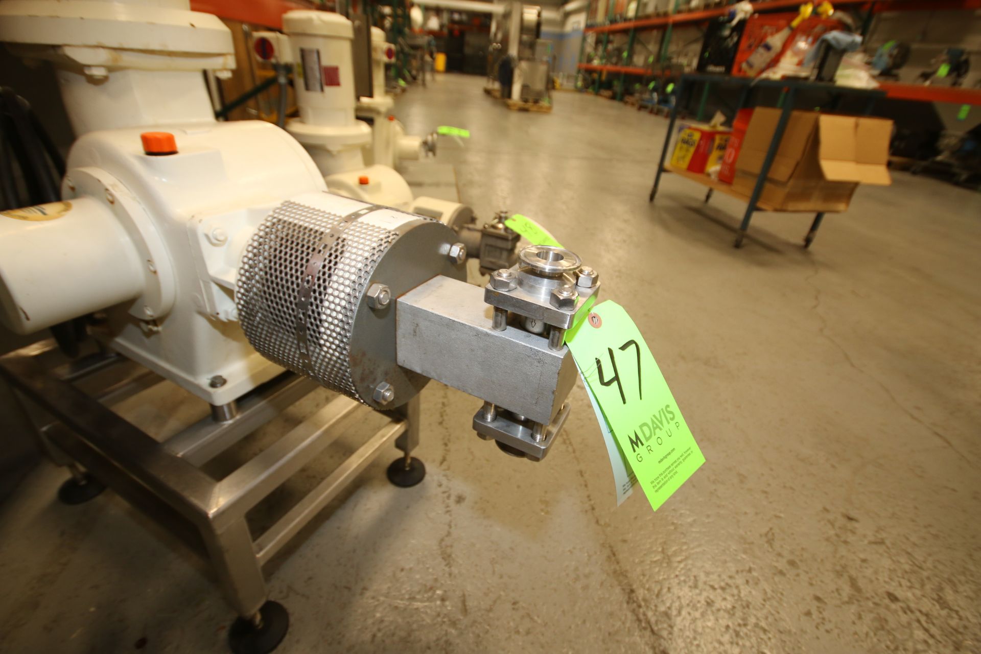 Bran Lubbe 2 hp Pump, Type N-D31, Machine #A11420 with 1-1/2" Clamp Type S/S Head and U.S. - Image 3 of 4