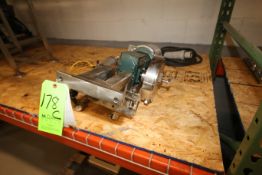 Grove Gear Indexing Drive, Model M215-1, S/N 80006681002 with 1/2 hp S/S Clad Motor, Frame #56C,