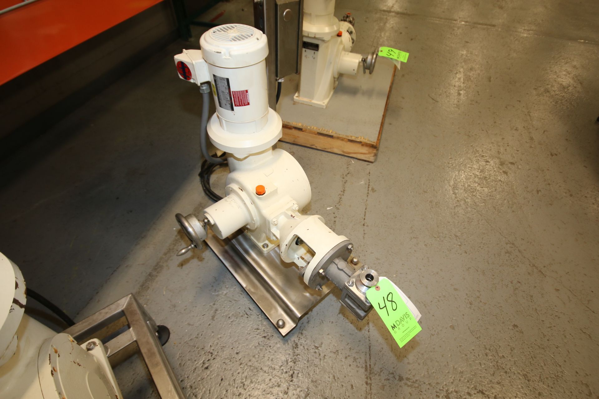 Bran Lubbe 2 hp Pump, Type N-D31, Machine #49275 with 1-1/2" Clamp Type S/S Head and U.S.