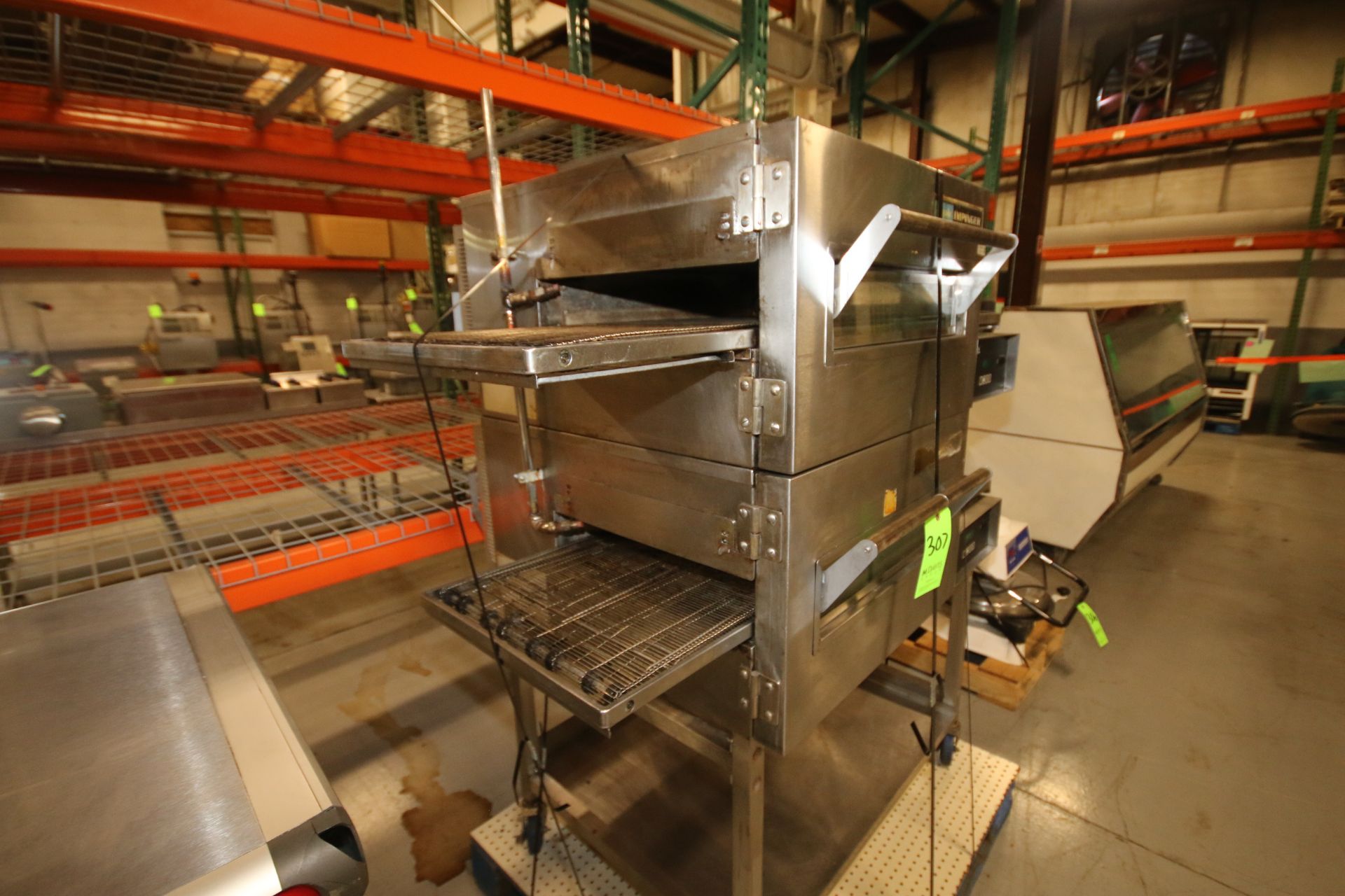 Lincoln Impinger Double Stack Conveyor Pizza Oven with Aprox. 53" L x 18" W x 3-1/4" W Product - Image 3 of 3