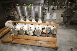 2008 Lewa Skid-Mounted Sanitary/Hygenic Diaphragm Metering Pump System with (6) Pumps, Type LDD4/