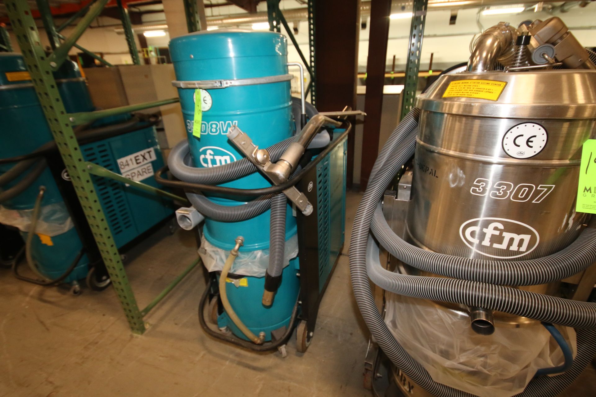 2005 Nilfish Advance CFM Portable Industrial Vacuum Cleaner, Type 3508W, S/N 05AF952, 6.3 KW, 210