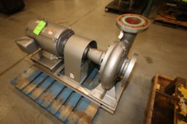 Bell & Gossett Skid-Mounted 1800 GPM Pump, Type 1510, Model 5G11BF, S/N 1893299, 175 psi with 6" x