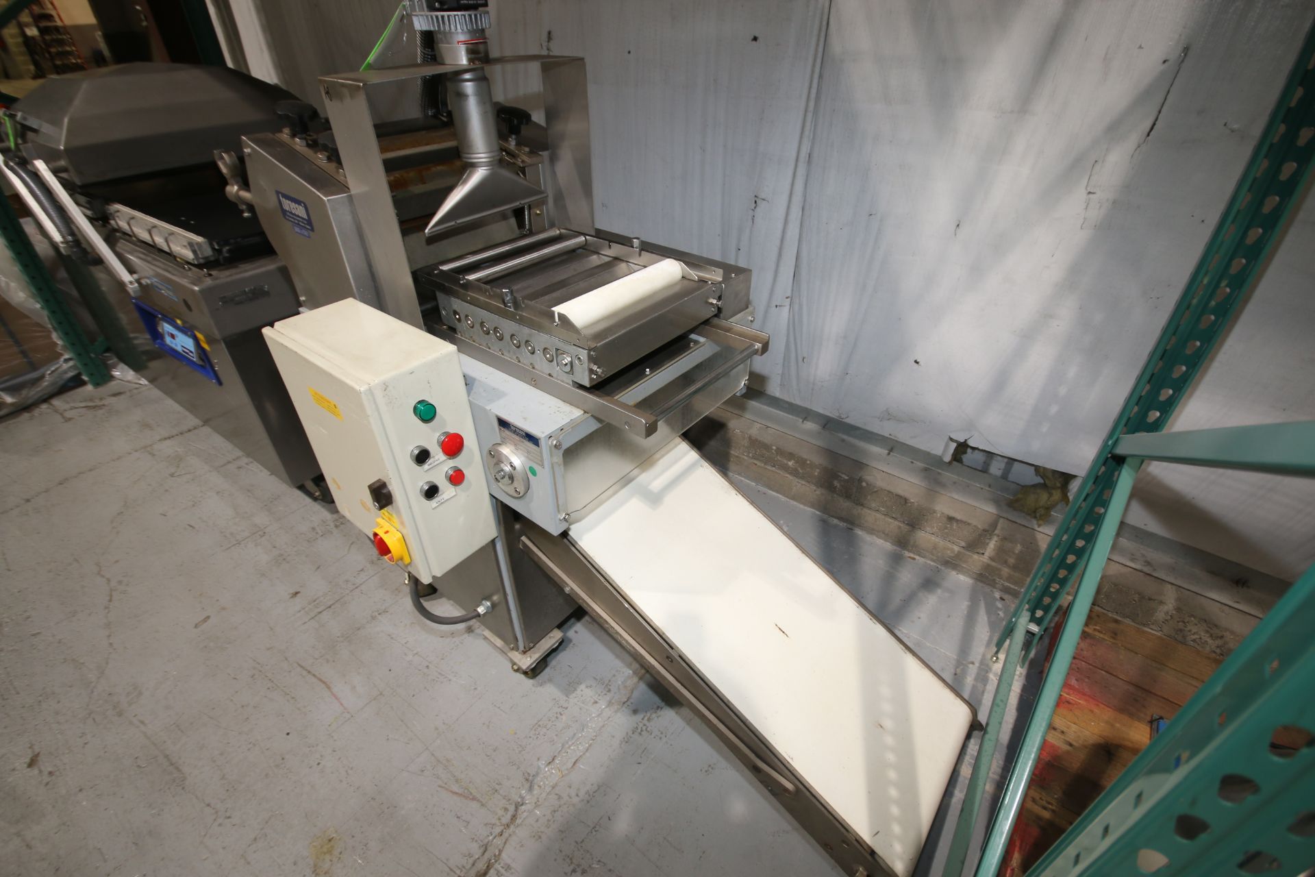 Toresani 12" W Sheeter/Cutter, Model C1SF300A, Type 8633, Model with Aprox. 15" W Outfeed Conveyor - Image 5 of 6