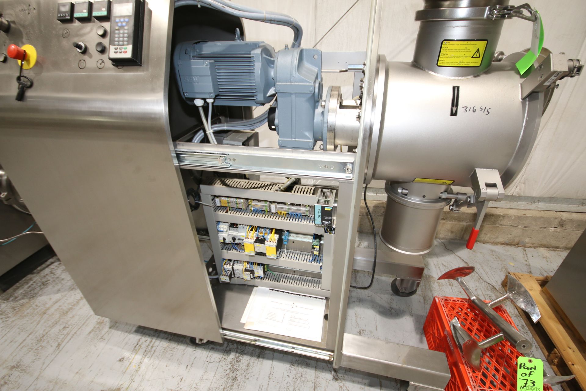 2011 Lodige Process Technology 50 Litre Batch Mixer, Type L50, S/N 16592, Equipped with 4-Paddle - Image 8 of 13