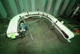 Span-Tech Aprox. 12 ft. L x 24" H U-Shaped S/S Product Conveyor Section includes 8-1/2" W Intralux