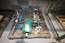 (2) Moyno Cavity Pump Heads, Type SS0 and Type 3FGJ3SS with 1-1/2" Clamp Type Outlets and (2)