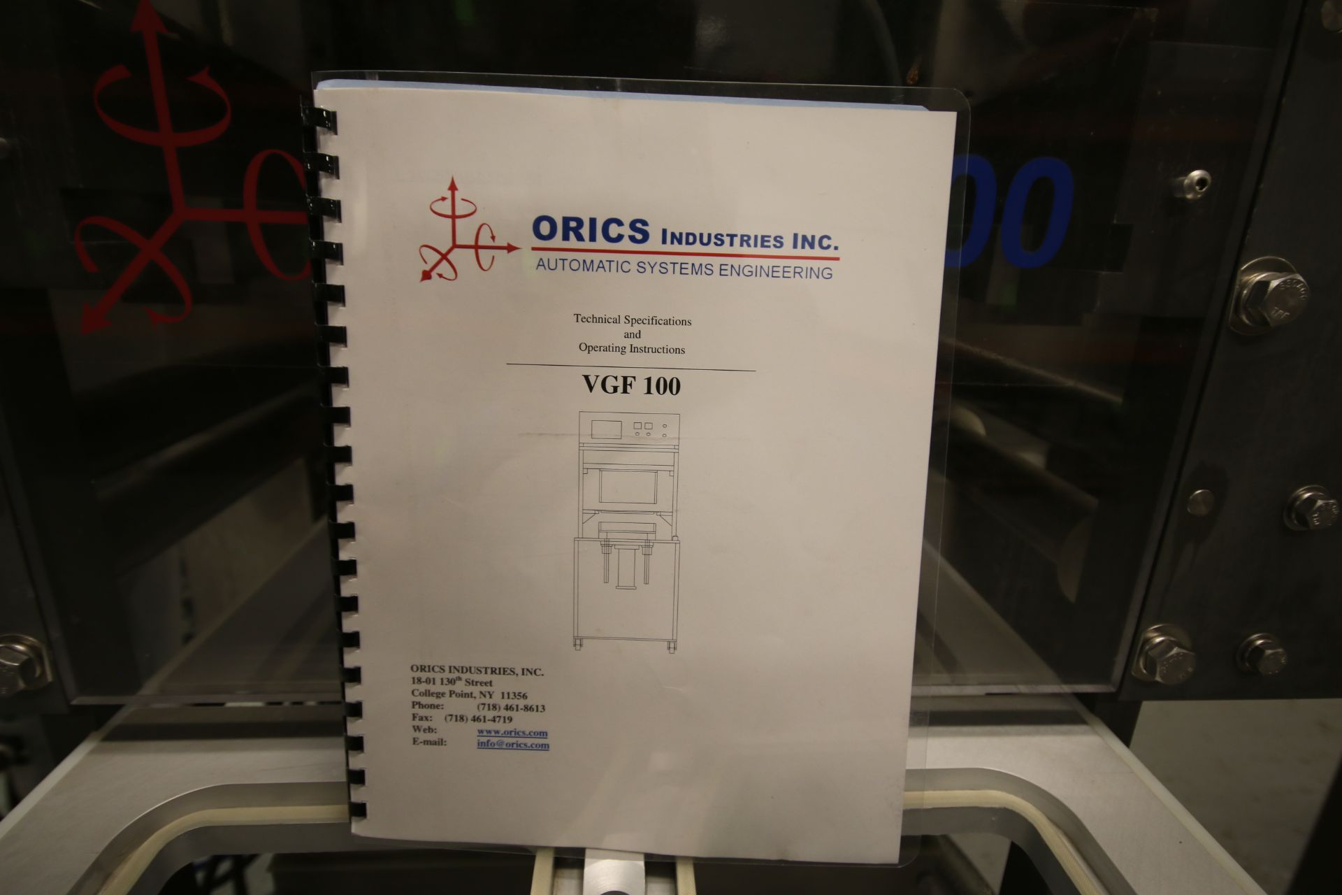 Orics 2-Station Manual Gas Flush Tray Sealer, Model VGF-100, Equipped with Aprox. 5-3/4" W x 7-7/ - Image 13 of 14