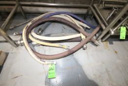 (8) Assorted Transfer Hoses from 1" to 3" Connectors