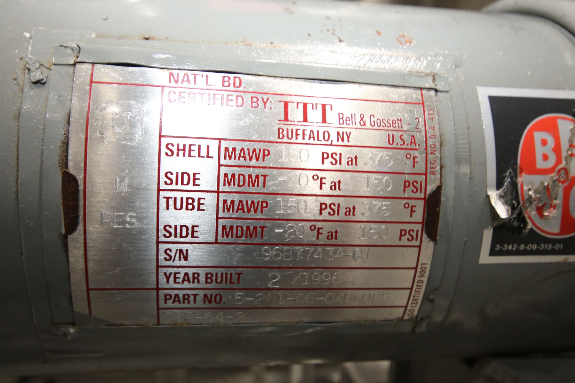 Skid-Mounted CIP System includes GOE 75 Gal. Hinged Lid S/S Tank (Tank Dimensions Aprox. 25" H x 30" - Image 5 of 7