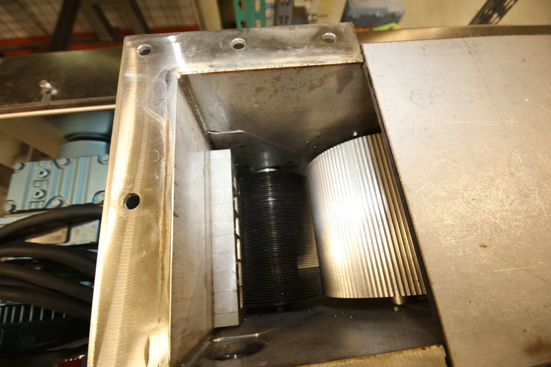 Dicer with Aprox. 8" W x 13" L Blade Area, Aprox. 6" x 4" S/S Bottom Chute, and (2) SEW Euro-Drive 2 - Image 2 of 5