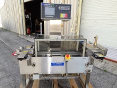 Mettler Toledo Check Weigher, Model # CM/EL, S/N 14706, stainless steel construction / chain-