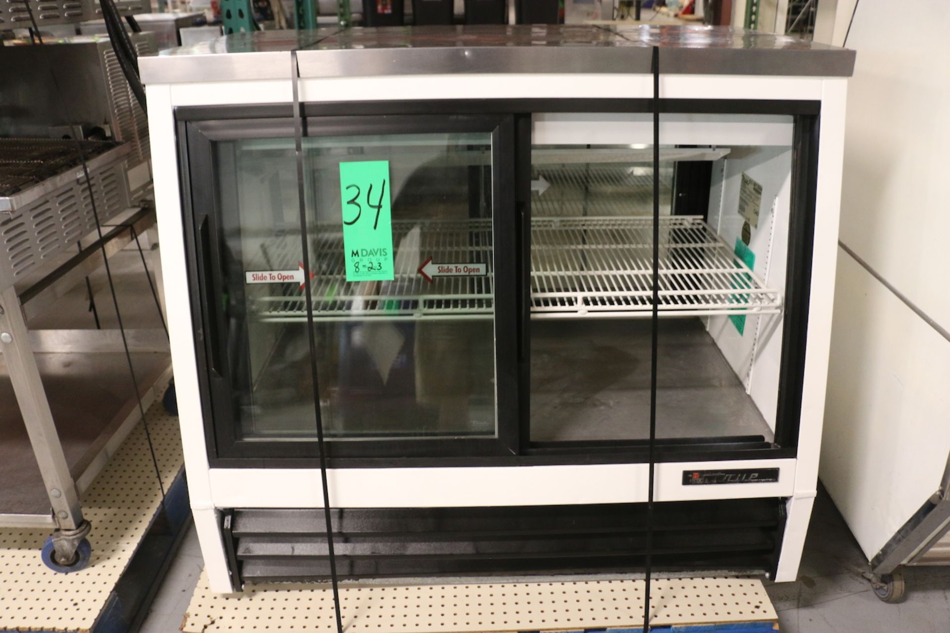 True White Single Duty 4-Door Glass Refrigerated Delei Case, Model TS1D-48-4L, S/N 1-3613584, 1/3