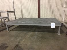 Stainless Steel Platform 6ft x 4ft x 1ft (Rigging and loading fees included in the selling Price -