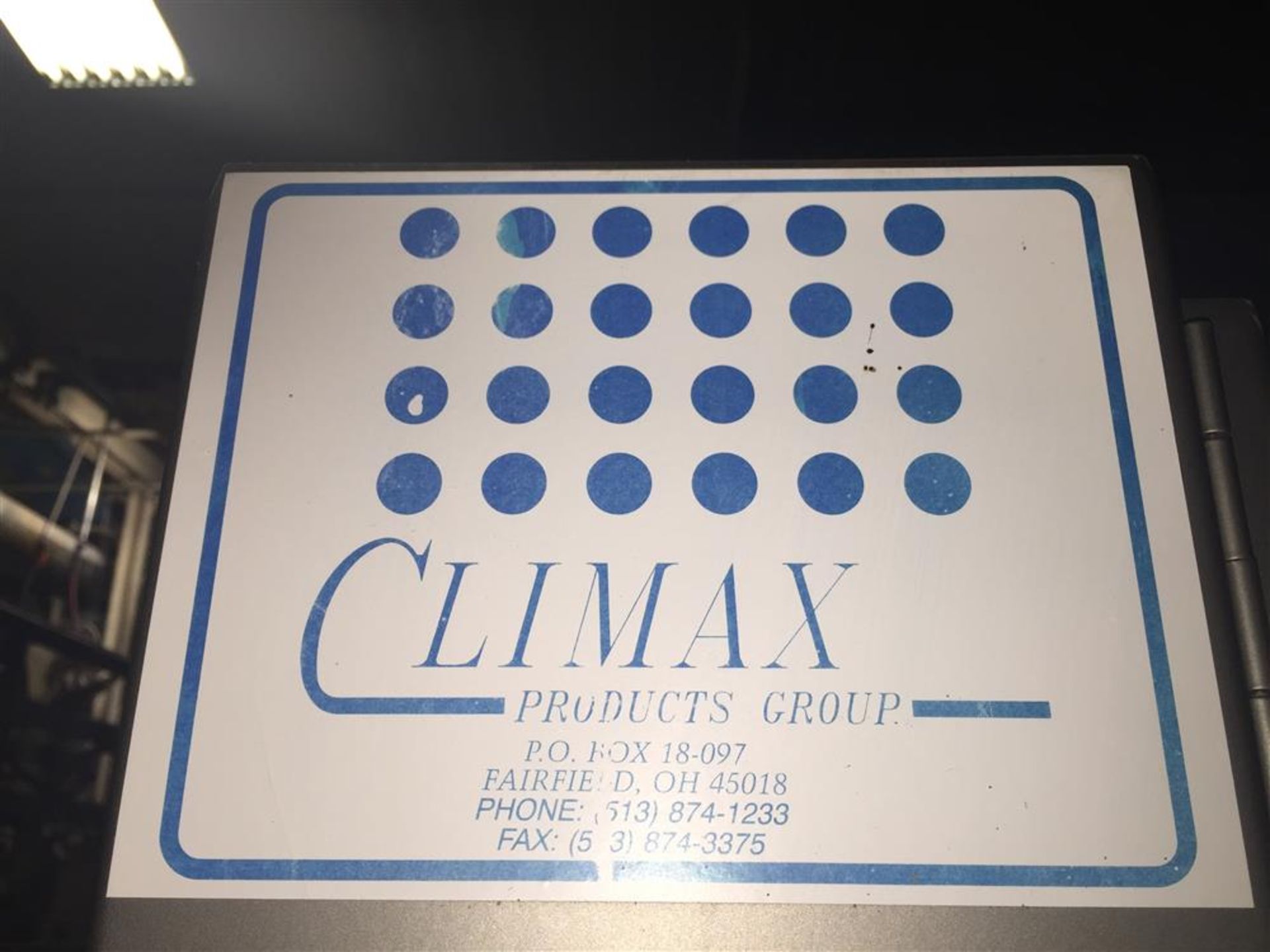 Climax Drop Case Packer with several change parts – shoots, spacers with a U Shape powered roller - Image 4 of 8