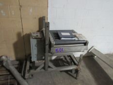 Stainless Steel Roller Conveyor on Load Cells and Sensotec Controller on casters (Rigging and