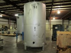 1000 gallon stainless steel storage tank 55" diameter and 110" total height(Located in Iowa)***