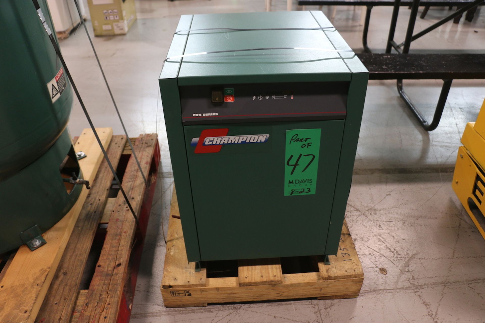 Champion 10 hp Reciprocating Air Compressor, Model VR10-12, S/N R30-59176 with 120 Gal. Vertical - Image 10 of 12