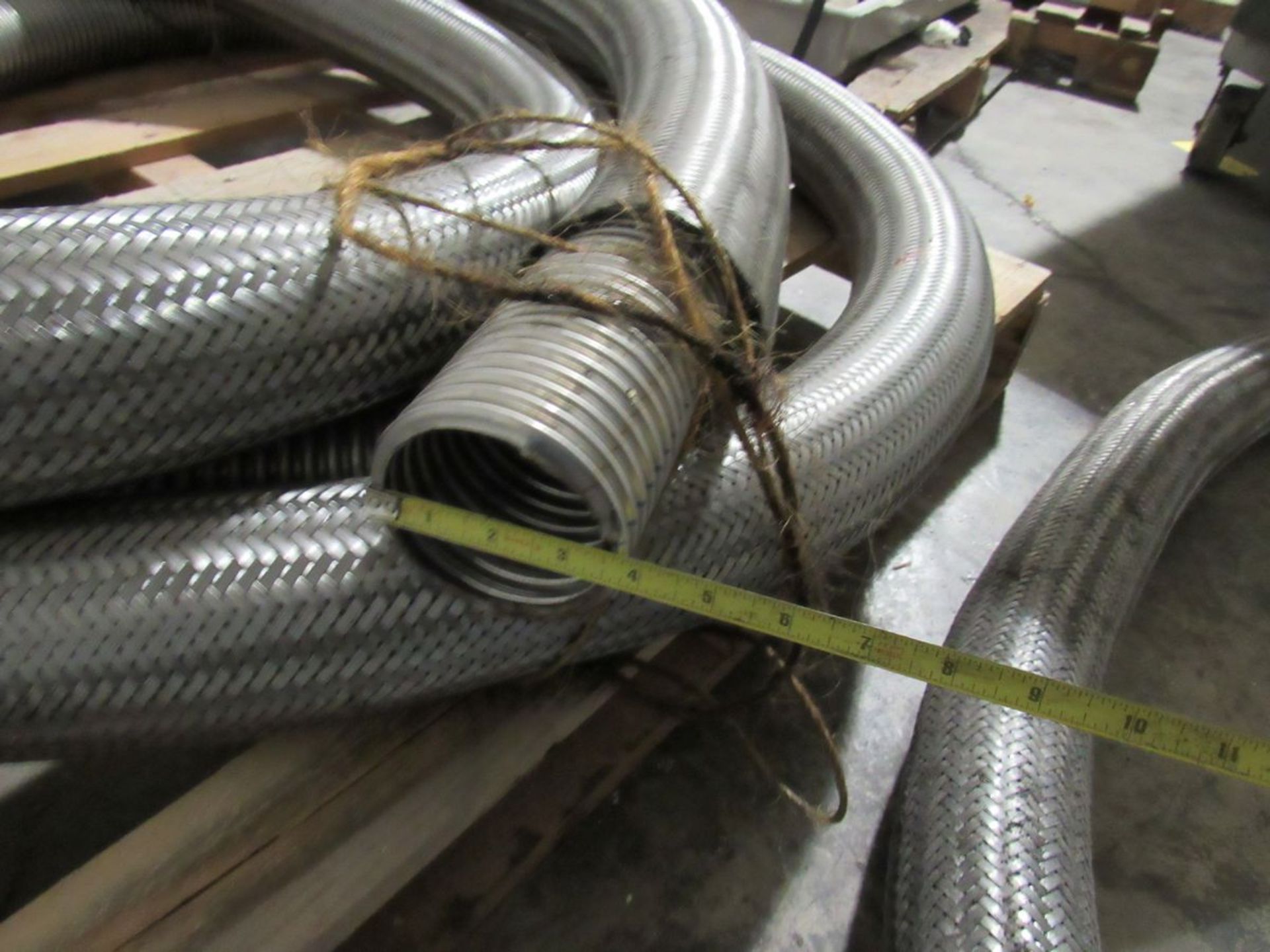 Approximately 30 ft of 3" diameter Stainless Steel Flexible Hose (Rigging and loading fees - Image 2 of 3