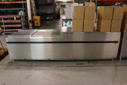 Aprox. 118-1/2" L x 30-1/2" W x 34-3/8" H Commercial Kitchen/Restaurant S/S Cabinet/Work Table (