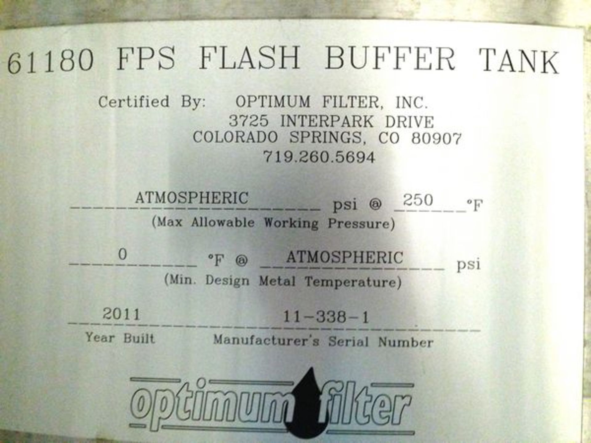 Barry-Wehmiller Flash Pasteurization Skid Serial 61180 Year: 2011 Setup for Juice or Lightly - Image 15 of 15