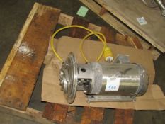 Stainless Steel Dynamic Pump and 2HP Stainless Steel Electric Motor