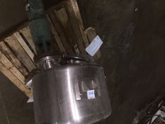 SaniFab Mix tank with Lightening Type mixer and hinged manhole cover (Rigging and loading fees