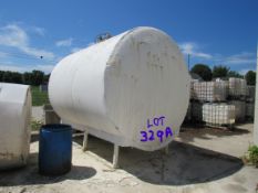 3500 Gallon Stainless steel jacketed and insulated horizontal tank