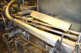 2 Air Knives with Blower Aluminum Construction, Features (2) 24 inch, Last used in food plant