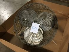 Wall fan 27" diameter; 115 Volts; 1/4 HP Leeson Electric Motor; single phase; 1075/900/750 rpm and