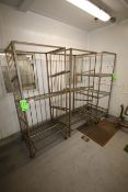 S/S Wash Racks, Overall Dims.: 32" L x 28" W x 75" H (NOTE: Previously Used with Lot 120)