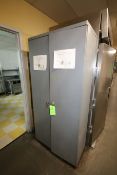 Double Door Storage Cabinet, Overall Dims.: 36" L x 18" W x 78" H
