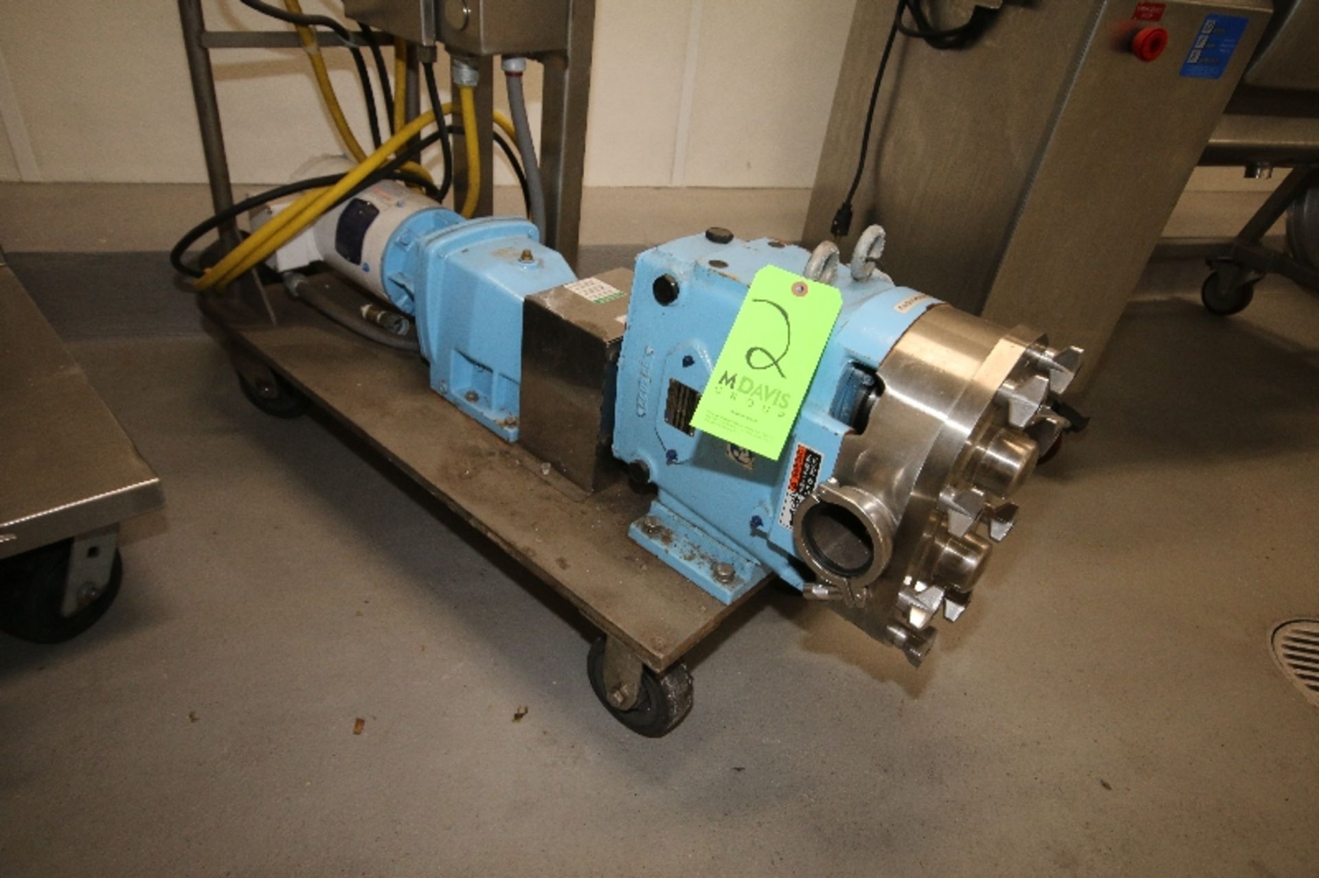 WCB 1-1/2 hp Positive Displacement Pump, M/N 060, S/N 414109 06, with 2-1/2" S/S Clamp Type Head,