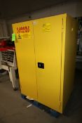 Jamco 90 Gal. Double-Door Flammable Storage Cabinet, Overall Dims.: Aprox. 43" L x 34-1/2" W x 65"