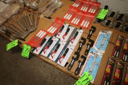 Lot of Assorted NEW Slicing, Peeling, and Opening Tools, Includes (2) Aluminum Pail Openers, (5)