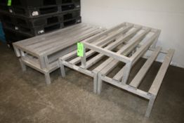 Aluminum Dunnage Racks, Overall Dims.: 49" L x 24" W x 12" H