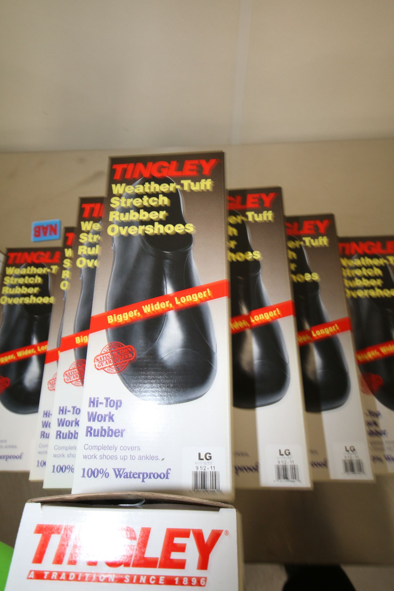 NEW Tingley Hi-Top Work Rubber Overshoes, SIZE LARGE - Image 2 of 2