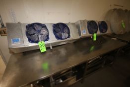 Bohn Cooler Blowers, Total of (4) Fans, Overall Dims.: Aprox. 46" L x 14" W x 14" H