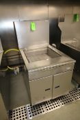 Pitco S/S Fryer, M/N 24PSS, Natural Gas Burners, Min. Tank Capacity 150 lbs., with S/S Frying