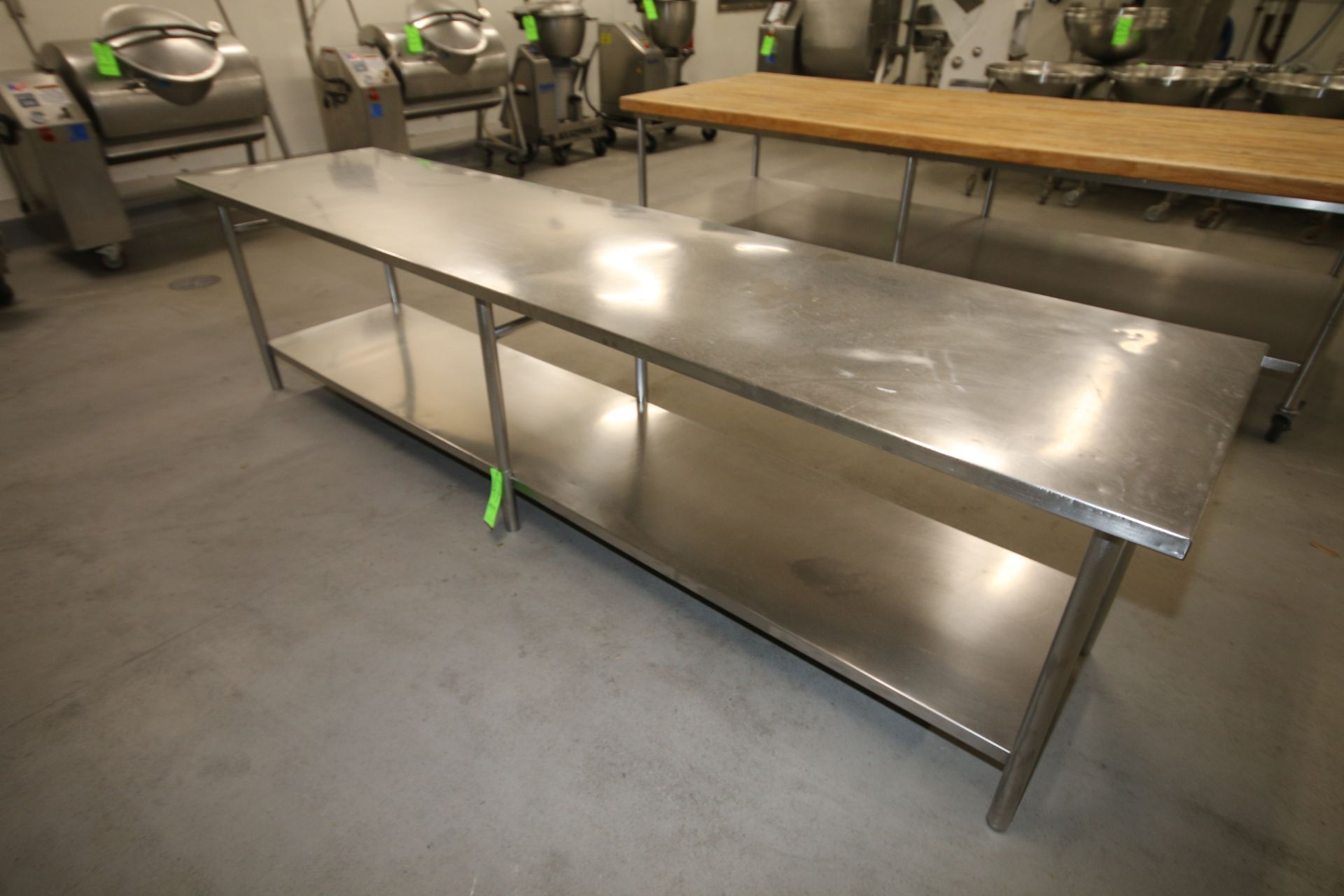 S/S Table, with S/S Bottom Shelf, Overall Dims.: 10' L x 30" W x 32" H - Image 2 of 2