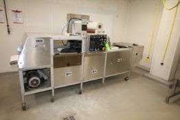 Ross INPACK Preformed Tray Packaging Machine, M/N A20, S/N 397, Mounted on S/S Frame, Tray Dims.: