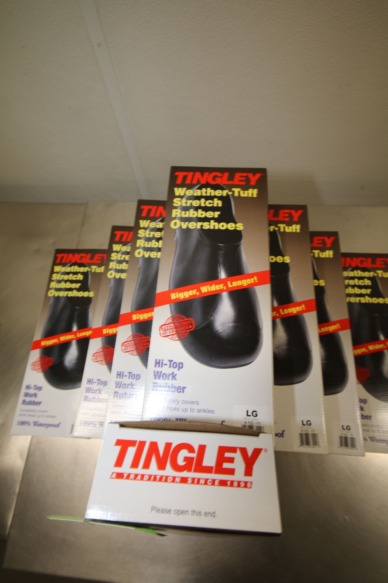 NEW Tingley Hi-Top Work Rubber Overshoes, SIZE LARGE - Image 2 of 2