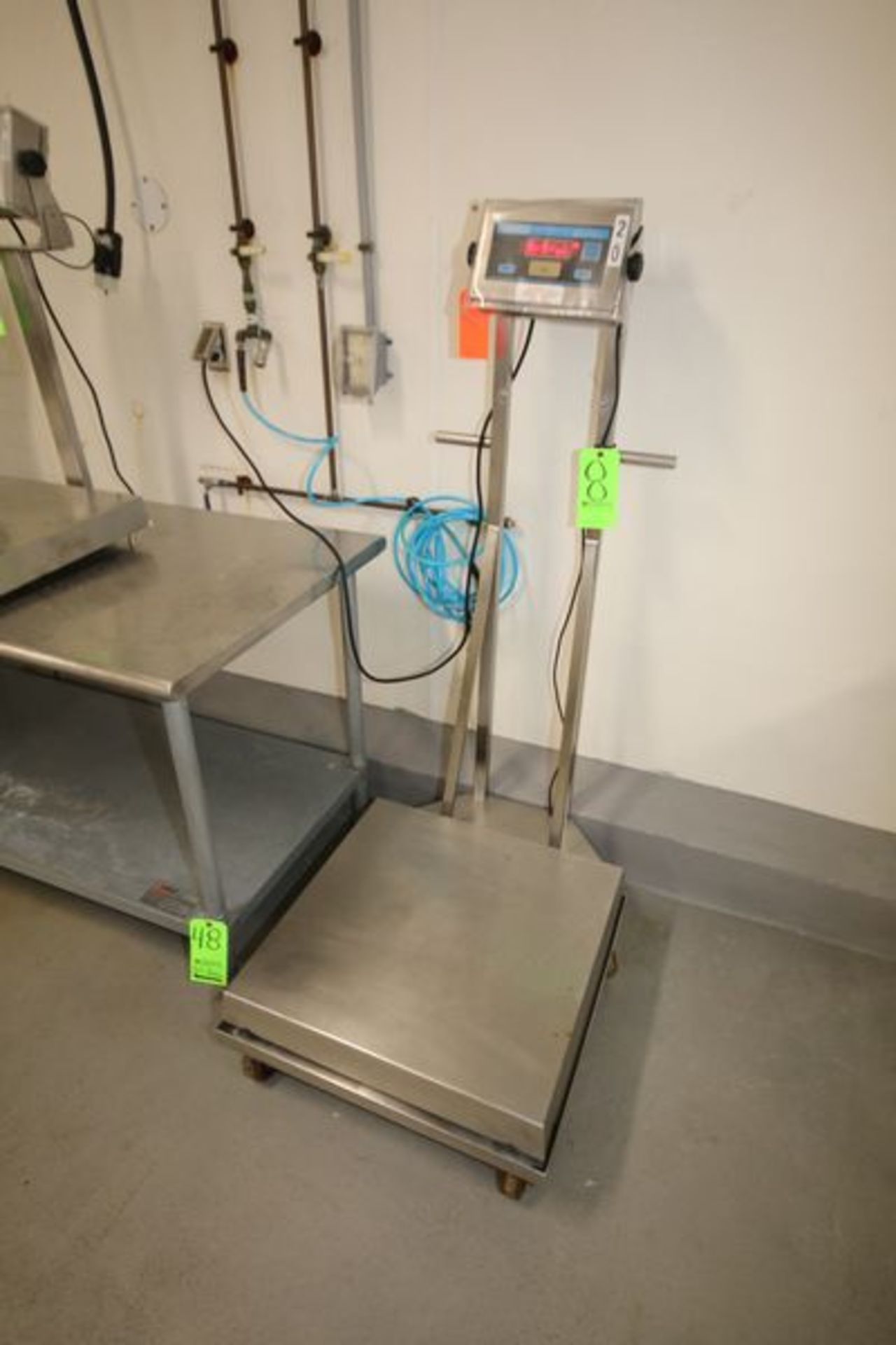 Doran S/S Platform Scale, M/N 8000XLM, S/N XL802996, with 24" x 24" S/S Platform and Digital Read - Image 2 of 2