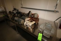 Lot of Assorted Used Motors, Aprox. (15) Motors and (2) Blowers, Ranging From 1 hp-5 hp