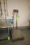 Doran S/S Platform Scale, M/N 8000XLM, S/N XL802996, with 24" x 24" S/S Platform and Digital Read